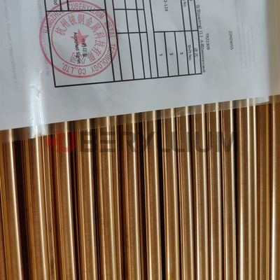 ASTM C17300 Bright BeCu Beryllium Copper Bar For Electrical Switch
