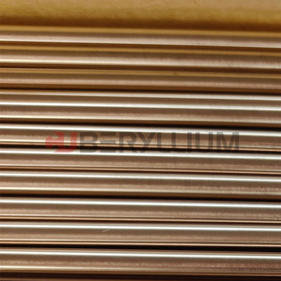 High Conductivity CuBePb Beryllium Bronze Copper Rod With Medium Strength