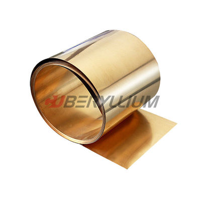 CW101C C17200 XHM TM06 Beryllium Copper Foil Strips Mill Hardened Copper Strip