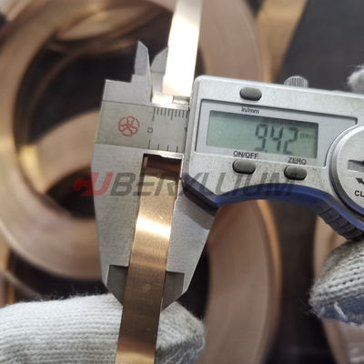 astm C17500 Beryllium Copper Strips on Coil 0.3x30mm CuCo2Be DIN 2.1285 Aged