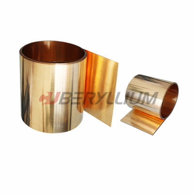 UNS C17500 Copper Beryllium Alloys High Conductivity ASTM B534  For Relay Parts