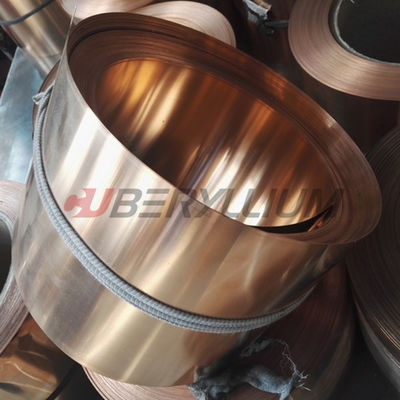 ASTM C17410 Beryllium Copper Foil Tape 0.08mm For Spring Contacts