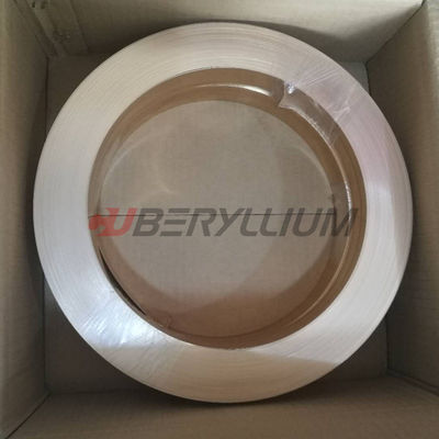 Qbe1.9Ti Beryllium Copper Strip Coil 0.2mmx200mm Hard State For Contact Bridges
