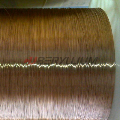 UNS No C17500 Cuco2be Beryllium Bronze Wire Thickness 0.8mm Copper Wires