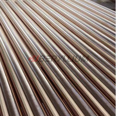 Annealed Aged becu tf00 C17000 Beryllium Copper tube Rods For Electronic Connectors