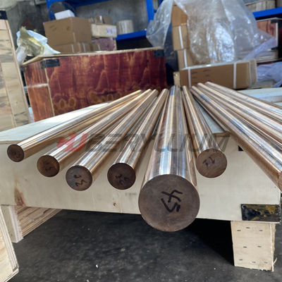 ASTM B196 CuBe2 Beryllium Copper Round Rod 20mmx2000mm AT TF00 State