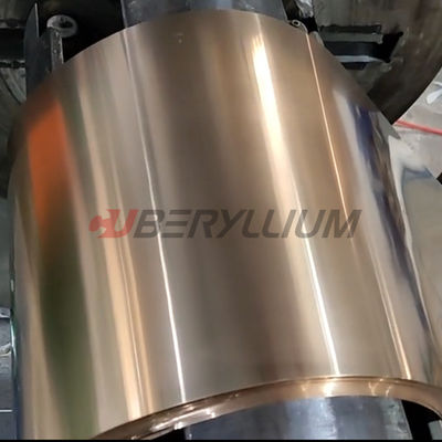 300mm Wide Beryllium Copper Strips For Bell Relay Contact Spring