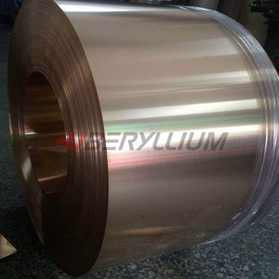 300mm Wide Beryllium Copper Strips For Bell Relay Contact Spring