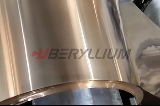 CuBe2NiTi Beryllium Copper Strip Coil 0.3x250mm Polished