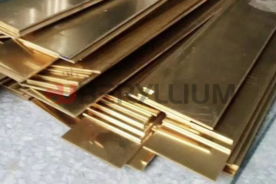 BeCu Copper Beryllium Sheet With 6mm Thickness 50mm Width Elongation 9%