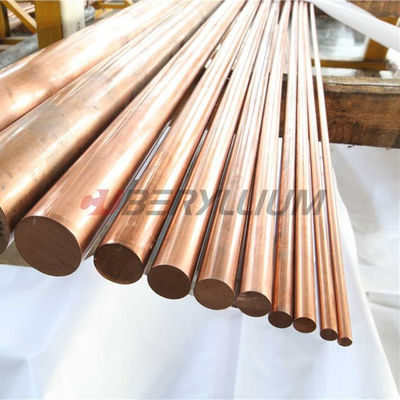 CuCr1Zr Alloy/ UNS.C18150 Chromium Zirconium Copper Rods Length Could Be 3000mm