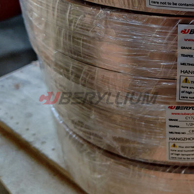 Beryllium Copper Foil Strip Ultimate Tensile Strength For Micro Switch
